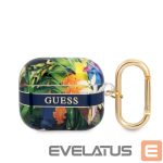 Чехол для наушников Guess Apple Airpods 3 TPU Flower Print Case Blue
