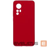 Чехол на заднюю панель Evelatus Xiaomi 12/12x Premium Soft Touch Silicone Case Red