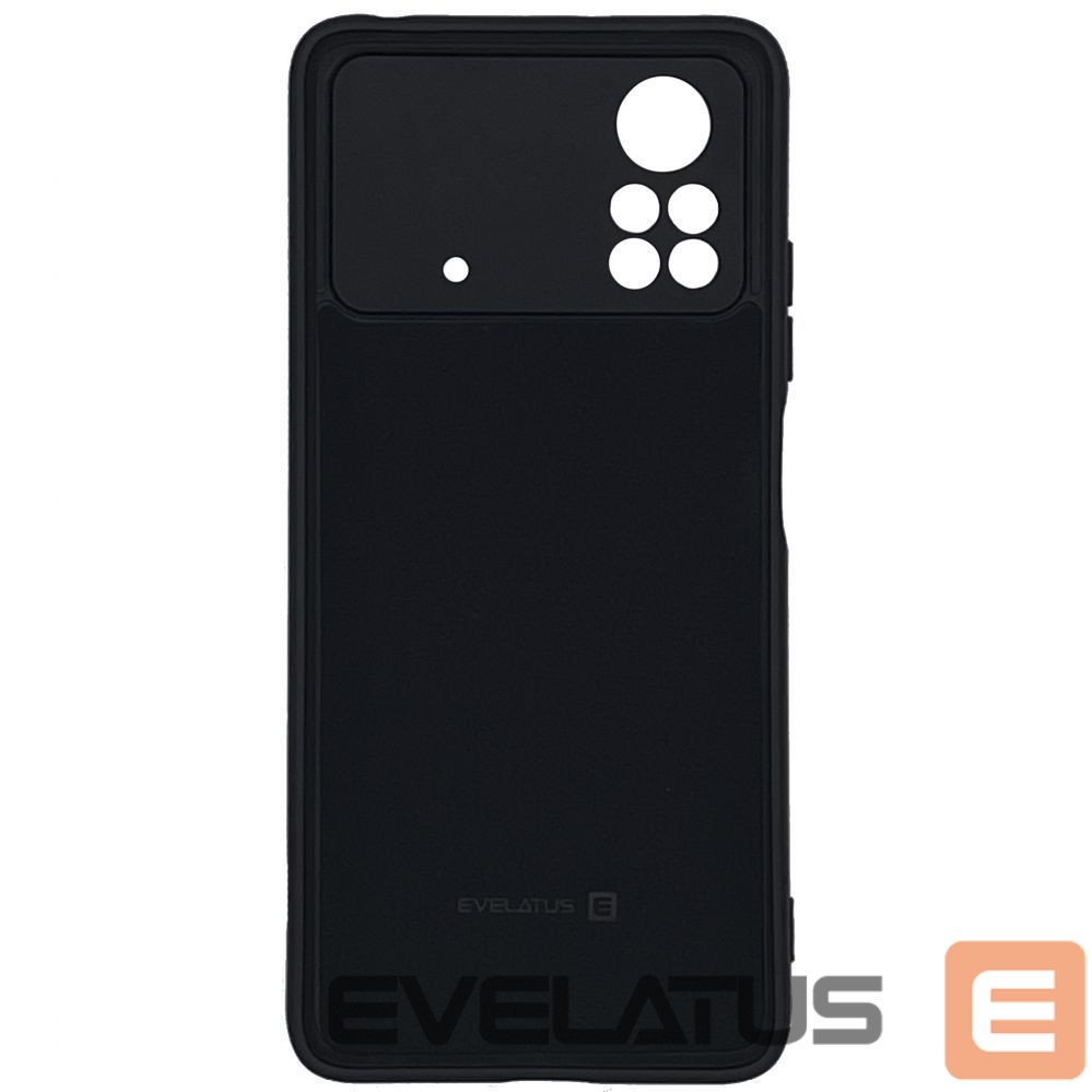 Чехол на заднюю панель Evelatus Xiaomi Poco X4 Pro 5G Nano Silicone Case Soft Touch TPU Black