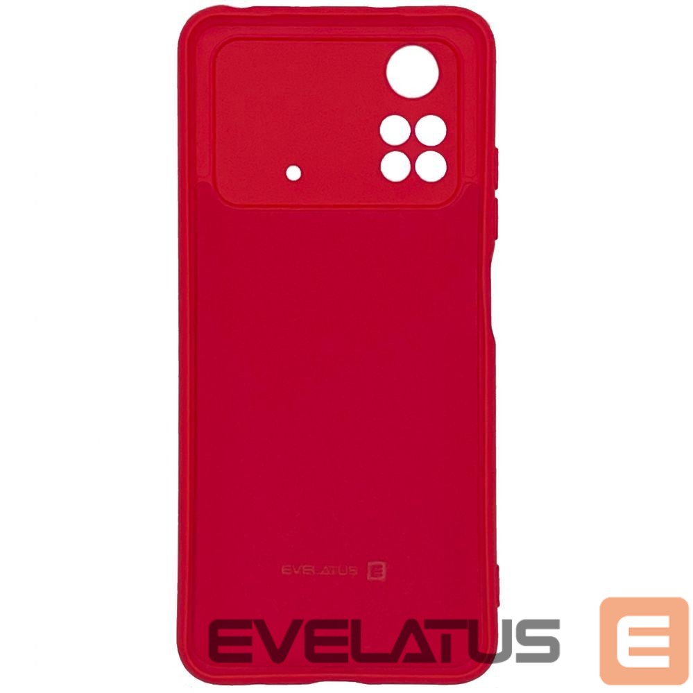 Чехол на заднюю панель Evelatus Xiaomi Poco X4 Pro 5G Nano Silicone Case Soft Touch TPU Red