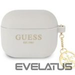 Чехол для наушников Guess Apple Charms Silicone Case for Airpods 3 Grey