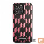 Чехол на заднюю панель Karl Lagerfeld Apple iPhone 13 Pro Monogram Plaque Case Black Pink