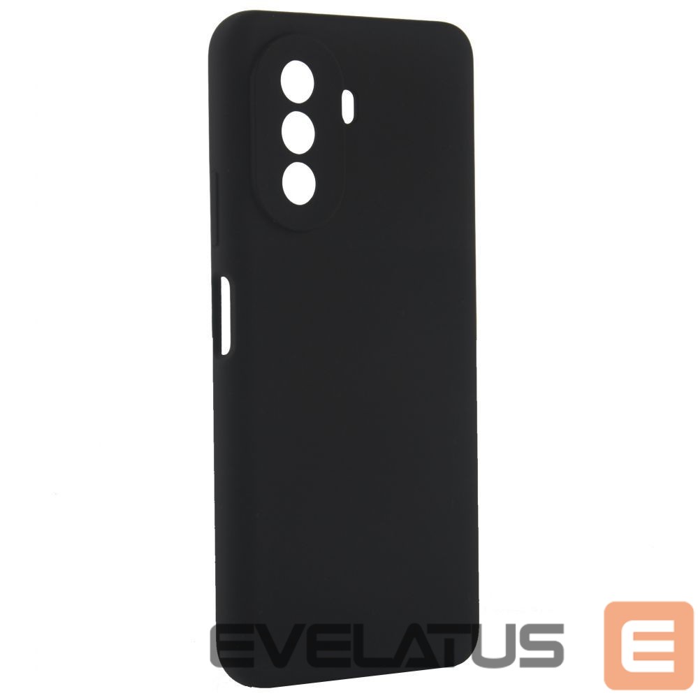 Чехол на заднюю панель Evelatus Huawei Nova Y70 Premium Soft Touch Silicone Case Black
