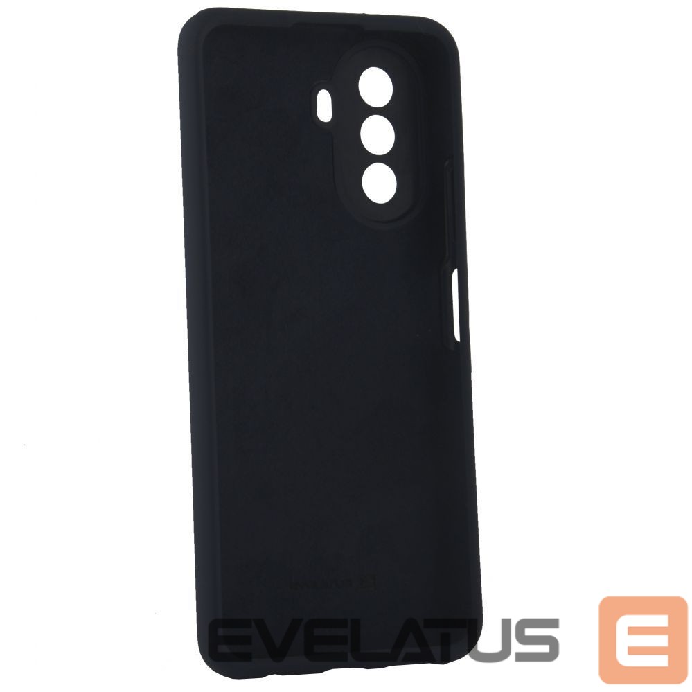 Чехол на заднюю панель Evelatus Huawei Nova Y70 Premium Soft Touch Silicone Case Black