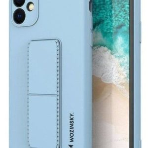 Чехол на заднюю панель iLike Samsung Galaxy A22 5G Kickstand Case Silicone Stand Cover Light Blue
