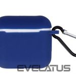 Чехол для наушников iLike Apple Case for Airpods 3 with hook Blue