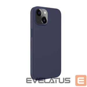 Чехол на заднюю панель Evelatus Apple iPhone 14 Genuine Leather Case with MagSafe Blue