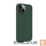 Чехол на заднюю панель Evelatus Apple iPhone 14 Genuine Leather Case with MagSafe Dark Green