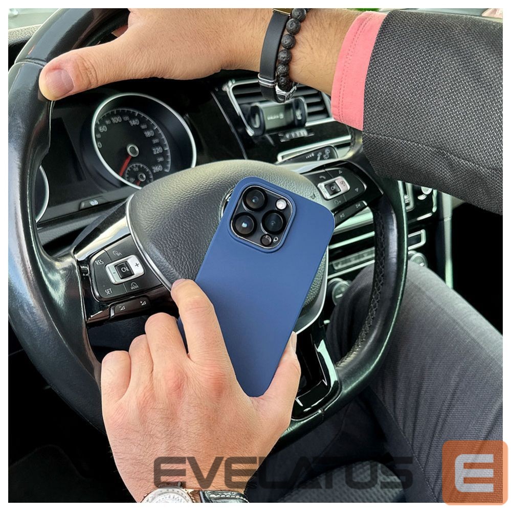 Чехол на заднюю панель Evelatus Apple iPhone 14 Pro Premium Magsafe Soft Touch Silicone Case Midnight Blue