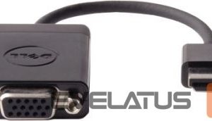 Переходник Dell  Adapter HDMI to VGA 470-ABZX Black, HDMI - Male 