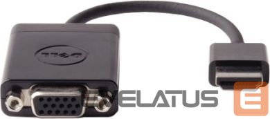 Переходник Dell Adapter HDMI to VGA 470-ABZX Black, HDMI - Male