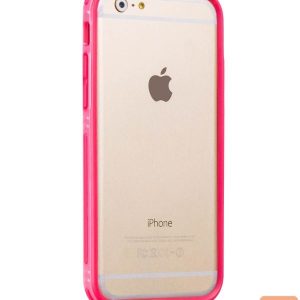 Чехол на заднюю панель Hoco Apple iPhone 6  Moving Shock-proof Silicon Bumper Pink