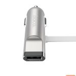 Авто зарядка Hoco Universal UCL01 Multifunction apple+micro usb Silver