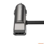 Авто зарядка Hoco Universal UCL01 Multifunction apple+micro usb Gray