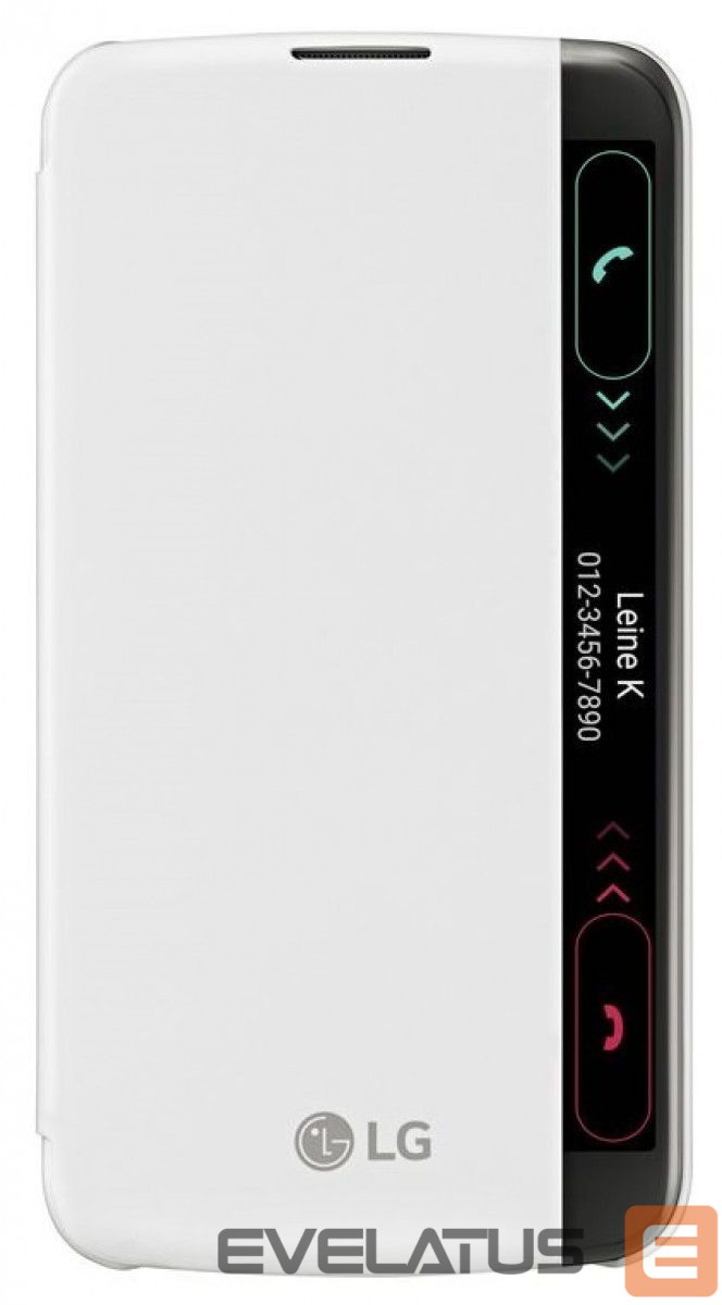 Чехол книжка LG K10 Quick Window Case CFV-150 white