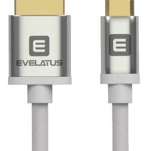Кабель Evelatus Universal Data cable Micro USB EDC02 dual side gold plated connectors White