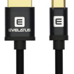 Кабель Evelatus  Data cable Micro USB EDC02 dual side gold plated connectors Black