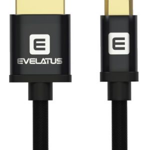 Кабель Evelatus  Data cable Micro USB EDC02 dual side gold plated connectors Black