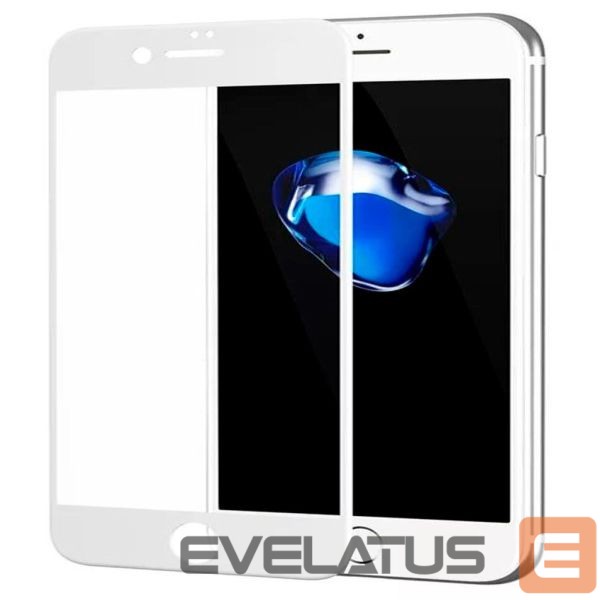 Защитное стекло Evelatus Apple iPhone 7/8/SE2020/SE2022 2.5D Full Cover Japan Glue Glass Anti-Static White