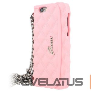 Чехол на заднюю панель Apple  Quilted Clutch Silicon Case for Iphone 6 Pink