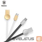 Кабель Baseus - Keyble Cable (Zinc Alloy) For Type-C CATKB-02 White