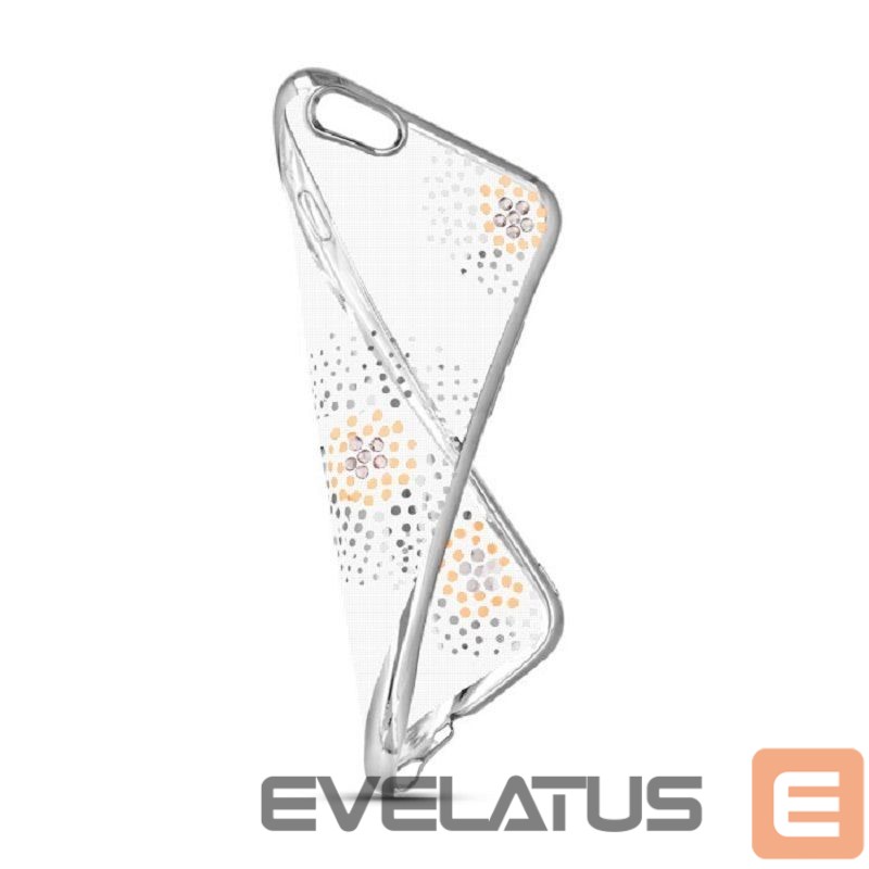 Чехол на заднюю панель Beeyo Sony E5 Flower Dots TPU Silver