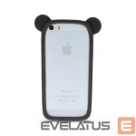 Чехол универсальная книжка GreenGo Universal bumper L (10cm) Ears Black