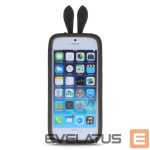 Чехол универсальная книжка GreenGo Universal bumper L (10cm) Rabbit Ears Black