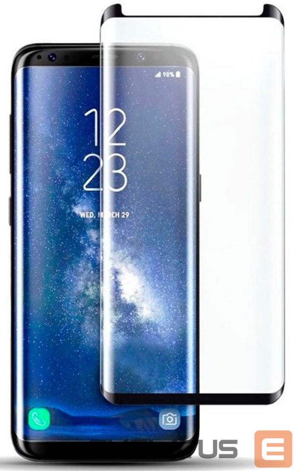 Защитное стекло Evelatus Samsung S8 Plus G955 3D Case Friendly (Edge Glue)