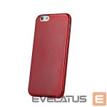 Чехол на заднюю панель GreenGo Samsung J3 2017 J330 Elegance Carbon case Red