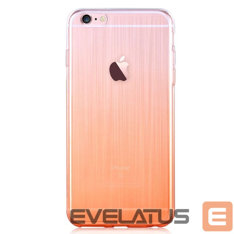Чехол на заднюю панель Devia Apple iPhone 6/6s Plus Azure soft case Orange