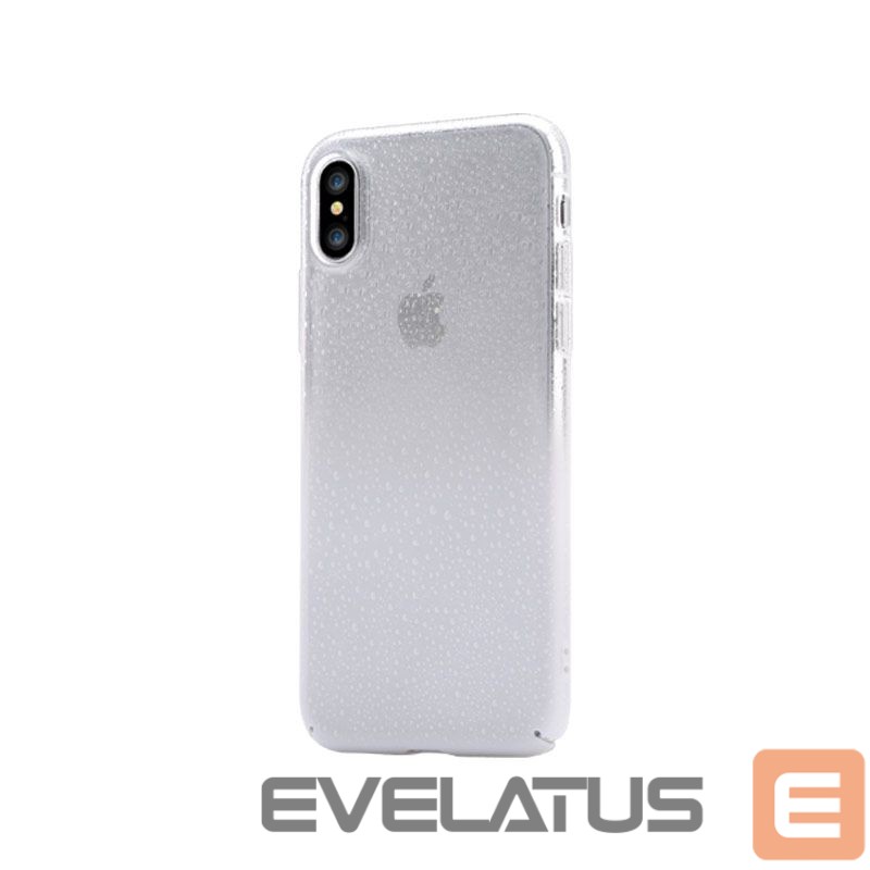 Чехол на заднюю панель Devia Apple iPhone X Amber case White