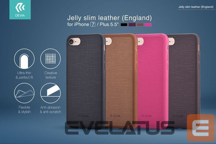 Чехол на заднюю панель Devia Apple iPhone 7 Plus Jelly Slim Case Rose Red