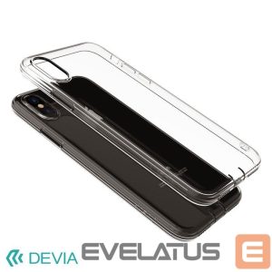 Чехол на заднюю панель Devia Apple iPhone X Shockproof soft case Clear
