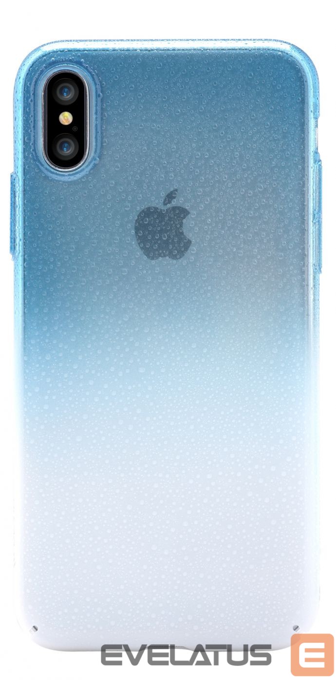 Чехол на заднюю панель Devia Apple iPhone X Amber case Blue