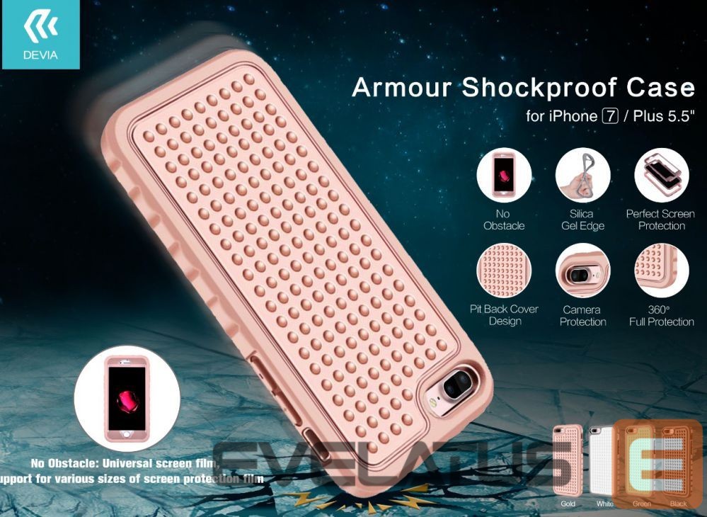 Чехол на заднюю панель Devia Apple iPhone 7 Plus Armor Shockproof Case Green
