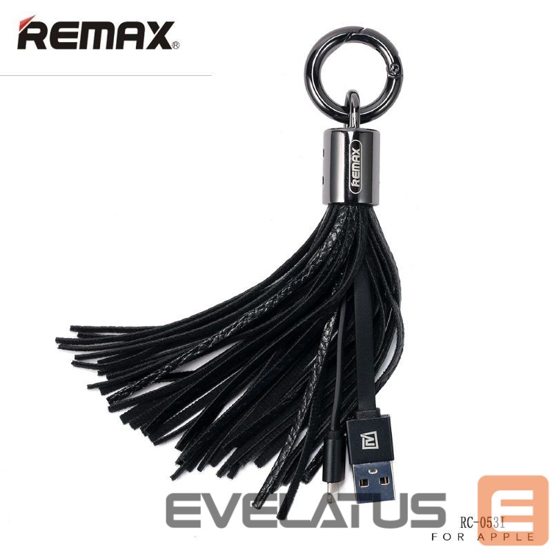 Кабель Remax Apple Tassels Ring Data Cable for Lightning Black