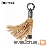 Кабель Remax Apple Tassels Ring  Data Cable for Lightning Gold