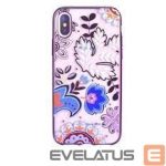 Чехол на заднюю панель Devia Apple iPhone X Crystal Bloosom case Rose Gold
