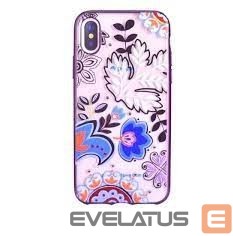 Чехол на заднюю панель Devia Apple iPhone X Crystal Bloosom case Rose Gold