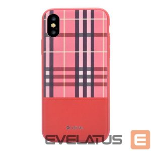 Чехол на заднюю панель Devia Apple iPhone X Lattice case Red