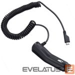 Авто зарядка Samsung  Car charger ACADU10CB microUSB 0.7 A. Black