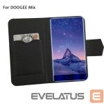 Чехол книжка Doogee  MIX Flip cover + tempered glass Black