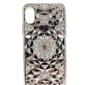 Чехол на заднюю панель GreenGo Apple iPhone X 3D Case Silver