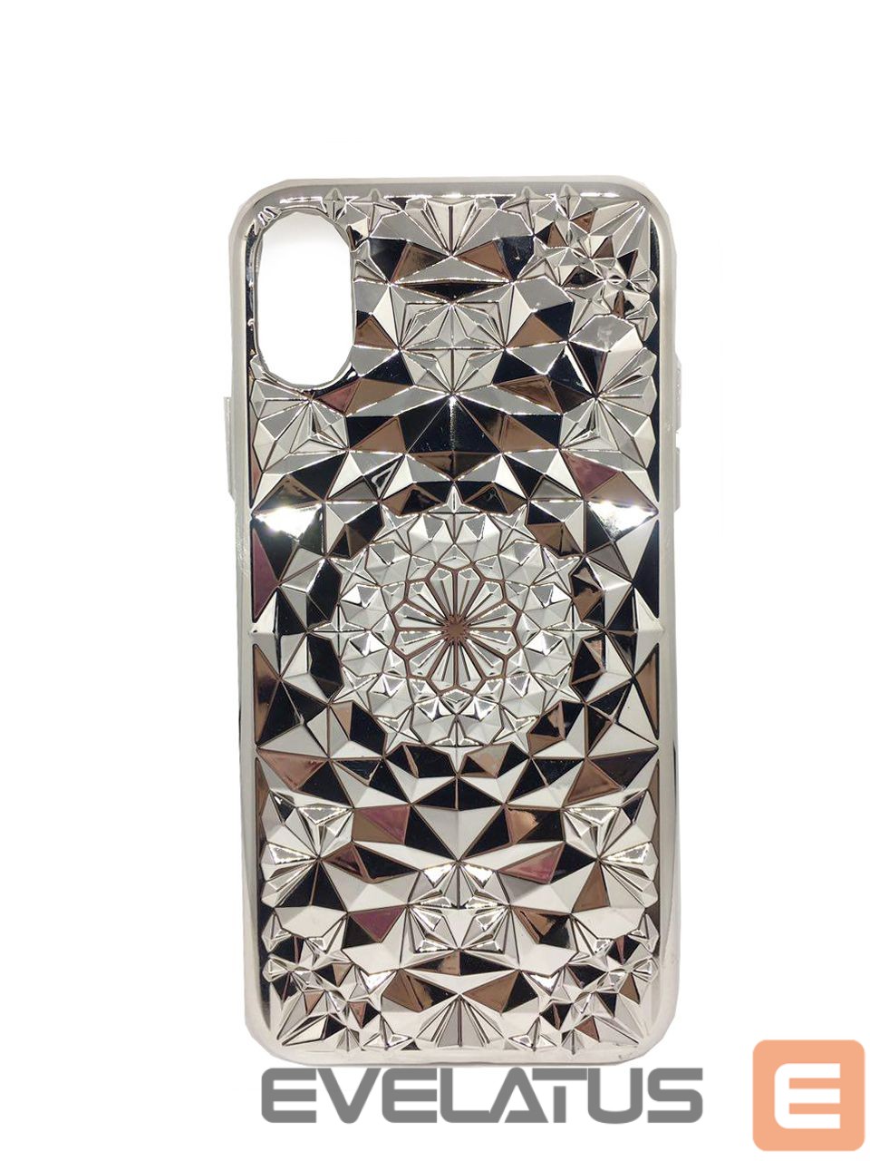 Чехол на заднюю панель GreenGo Apple iPhone X 3D Case Silver