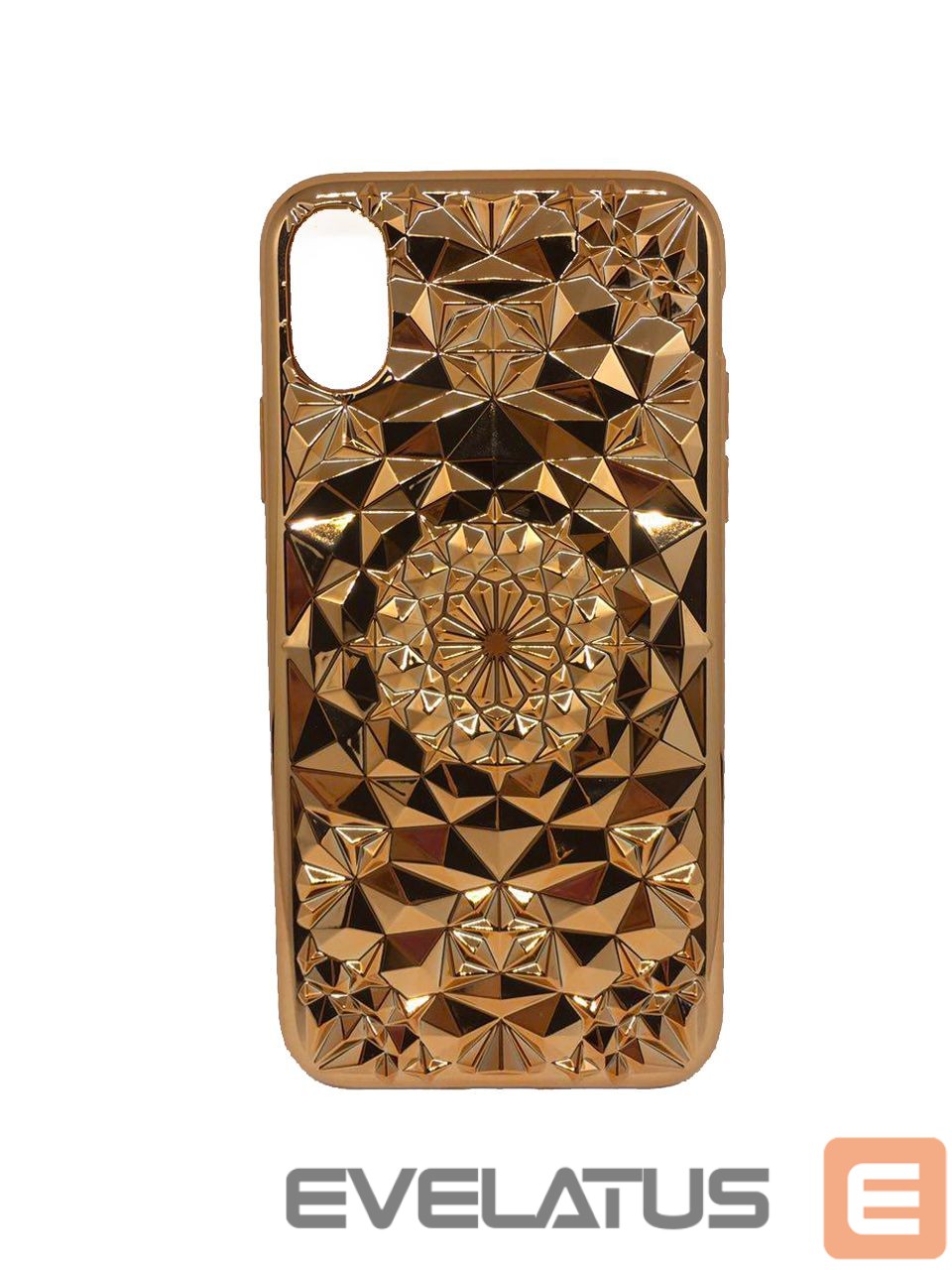 Чехол на заднюю панель GreenGo Apple iPhone X 3D Case Gold