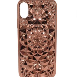 Чехол на заднюю панель GreenGo Apple iPhone X 3D Case Rose Gold