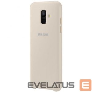 Чехол на заднюю панель Samsung  A6 Plus 2018 A605 Dual Layer Cover EF-PA605CFE Gold