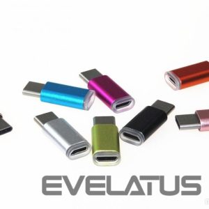 Переходник N/A  Micro USB to Type-C Silver