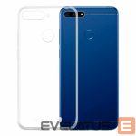 Чехол на заднюю панель Evelatus Huawei Y6 2018 Clear Silicone Case 1.5mm TPU Transparent
